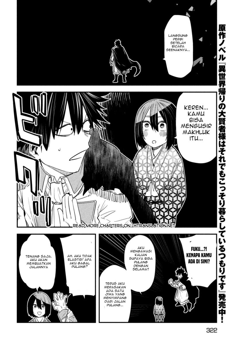 Isekai Kaeri no Daikenja-sama wa Sore Demo Kossori Kurashite Iru Tsumori desu Chapter 42 Bahasa Indonesia